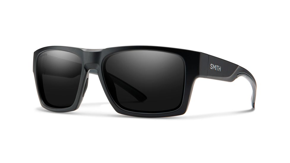 Smith Outlier XL II Sunglasses, Matte Black Frame, Chromapop Black Lens, 20067312459E3