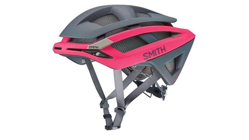 Smith Overtake Bike Helmet, Matte Pink/Charcoal, Medium HB16-OTPCMD