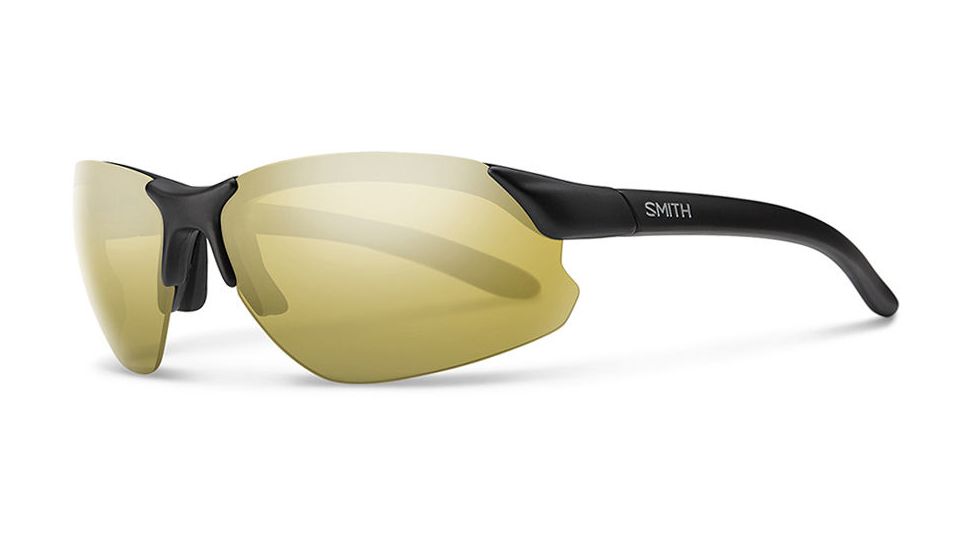 Smith Parallel D Max Sunglasses - Matte Black Frame w/ Polarized Gold Mirror/Ignitor/Clear Lens PDPPGDMMB