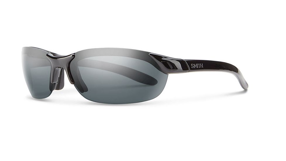 Smith Parallel Sunglasses-Black-Polarized Gray