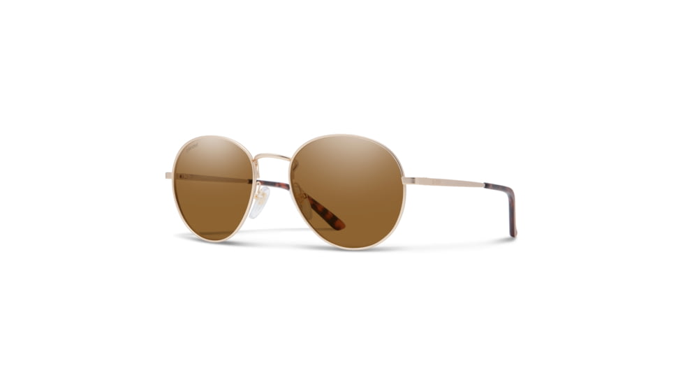 Smith Prep Sunglasses, Matte Gold Frame, Polarized Brown Lens, 203240AOZ53SP