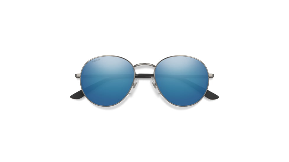 Smith Prep Sunglasses, Matte Gunmetal Frame, Polarized Blue Mirror Lens, 203240R8053JY