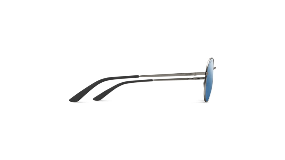 Smith Prep Sunglasses, Matte Gunmetal Frame, Polarized Blue Mirror Lens, 203240R8053JY