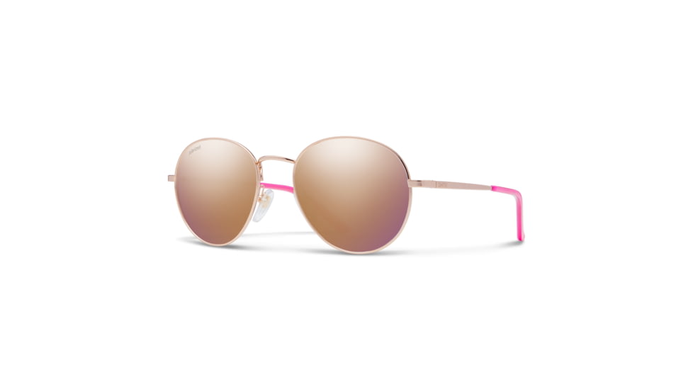 Smith Prep Sunglasses, Rose Gold Frame, Polarized Rose Gold Lens, 20324000053JQ