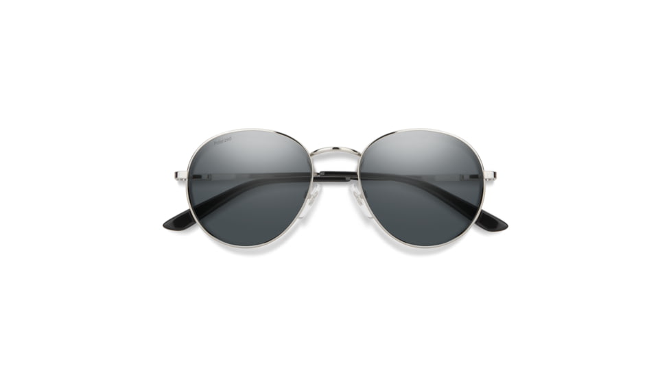 Smith Prep Sunglasses, Silver Frame, Polarized Grey Lens, 20324001053M9