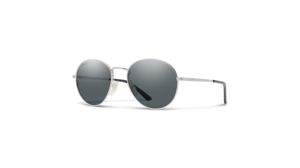 Smith Prep Sunglasses, Silver Frame, Polarized Grey Lens, 20324001053M9