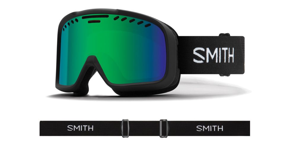 Smith Project Snow Goggles - Mens, Black, Green Sol-X Mirror Lens, PRJ3NXBK19