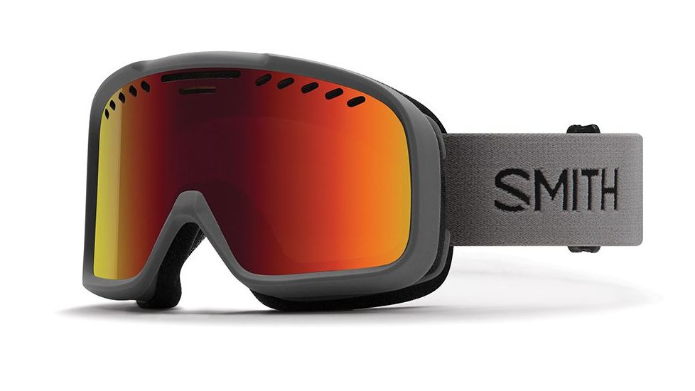 Smith Project Snow Goggles - Mens, Charcoal, Red Sol-X Mirror Lens, PRJ3DXCC19