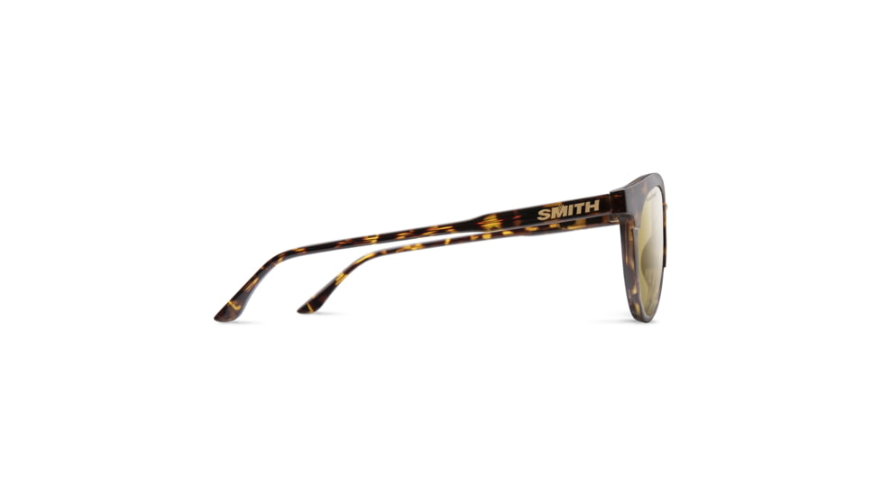 Smith Questa Sunglasses, Matte Ash Tortoise Frame, Polarized Gold Mirror Lens, 243740HLA50A2