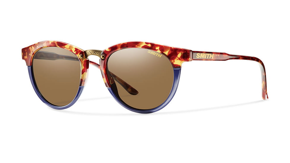 Smith Questa Sunglasses-Tortoise Blue-Brown