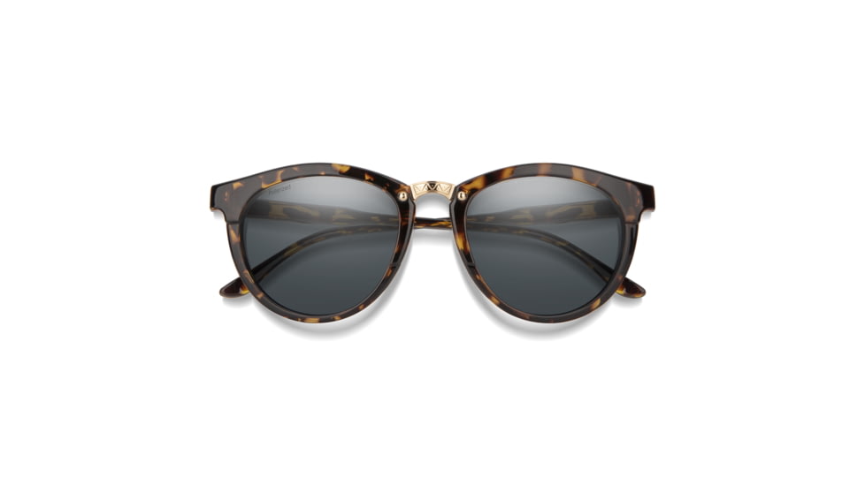 Smith Questa Sunglasses, Vintage Tortoise Frame, Polarized Gray Lens, 243740P6550M9