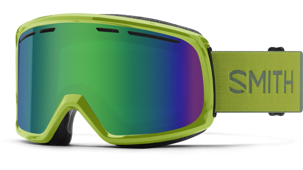 Smith Range Goggles, Green Sol-X Mirror, Algae, M004210IP99C5