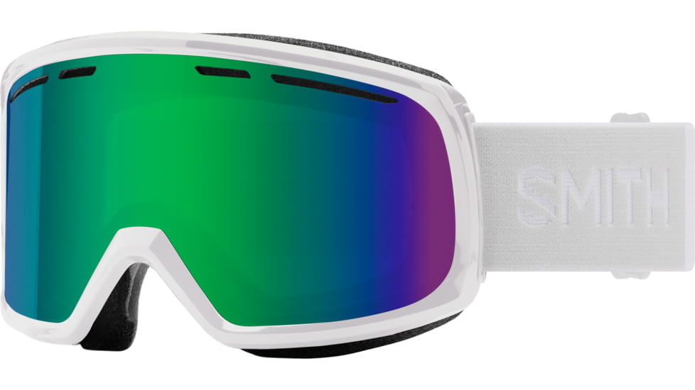 Smith Range Goggles, Green Sol-X Mirror, White, M0042133299C5