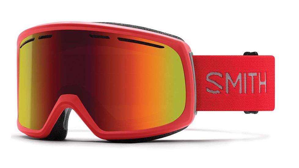 Smith Range Snow Goggles - Mens, Rise, Red Sol-X Mirror Lens, RN3DXRIE19