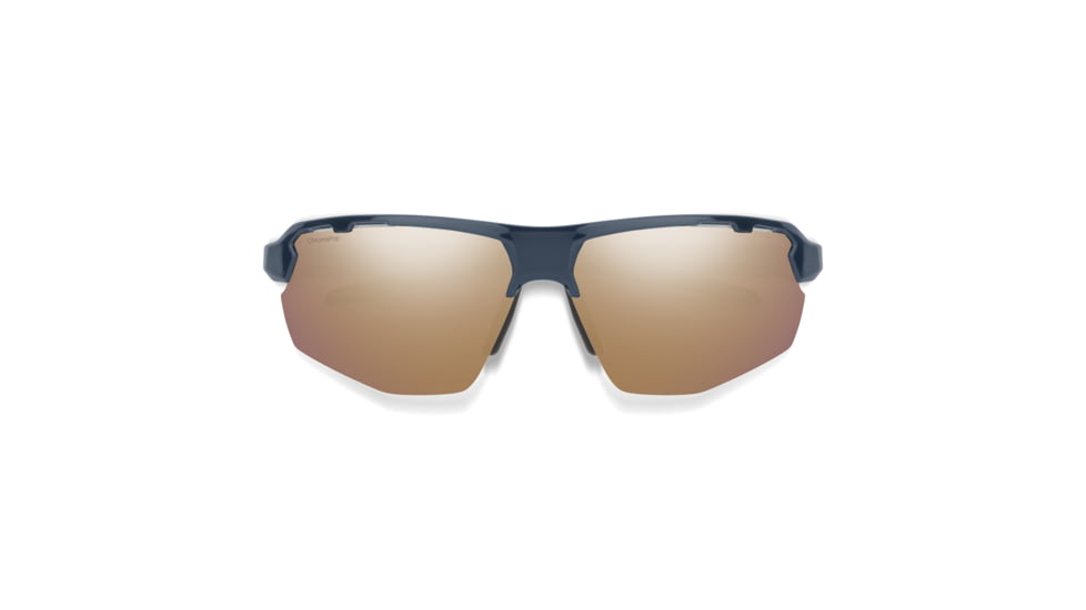 Smith Resolve Sunglasses, French Navy Frame, ChromaPop Rose Gold Mirror Lens, 204926PJP700K