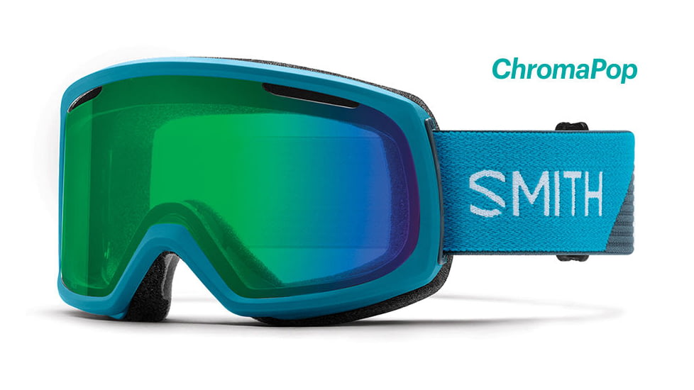 Smith Riot ChromaPop Goggles Women's, Mineral Split/ChromaPop Everyday Green Mirror RO2CPGMNB18