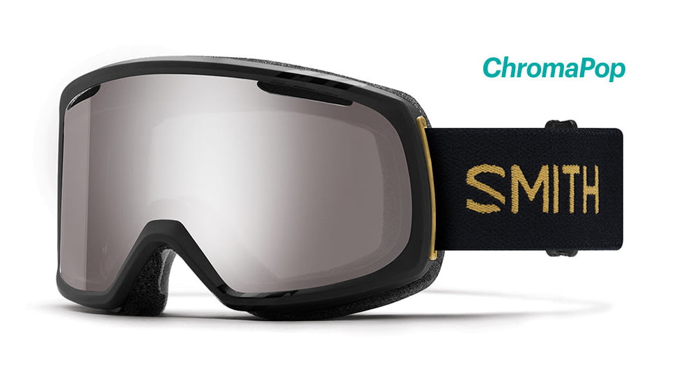 Smith Riot ChromaPop Goggles Women's, Black Firebird/ChromaPop Sun Platinum Mirror RO2CPPTHU18