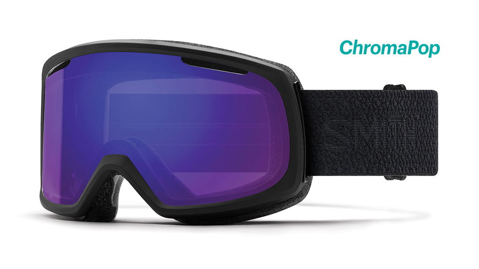 Smith Riot ChromaPop Goggles Women's, Black Mosiac/ChromaPop Everyday Violet Mirror RO2CPVMSB18