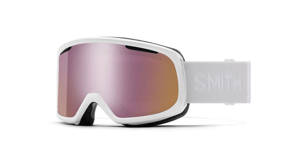 Smith Riot Goggle, ChromaPop Everyday Rose Gold Mirror, White Vapor, M0070033F99M5