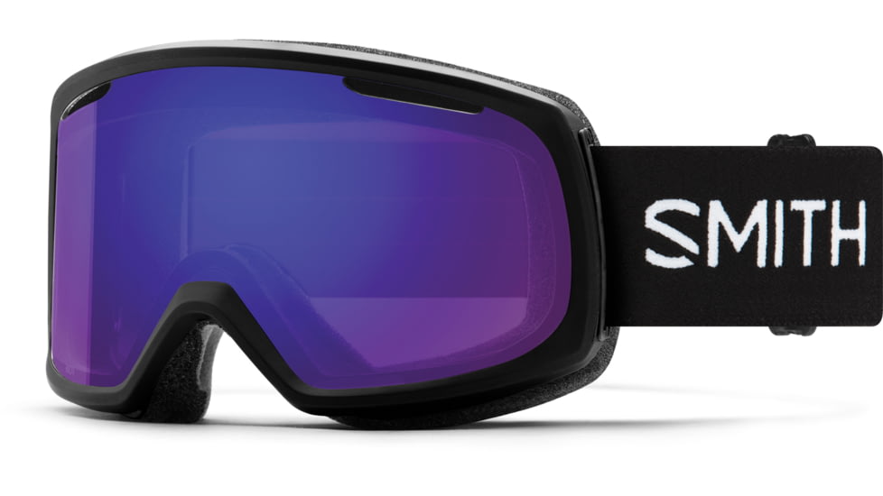Smith Riot Goggles, Black, Chromapop Everyday Violet Mirror, M006722QJ9941