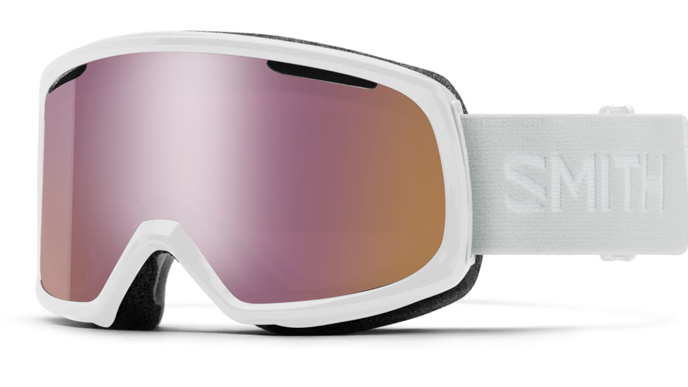 Smith Riot Goggles, White Vapor, Chromapop Everyday Rose Gold Mirror, M0067233F99M5