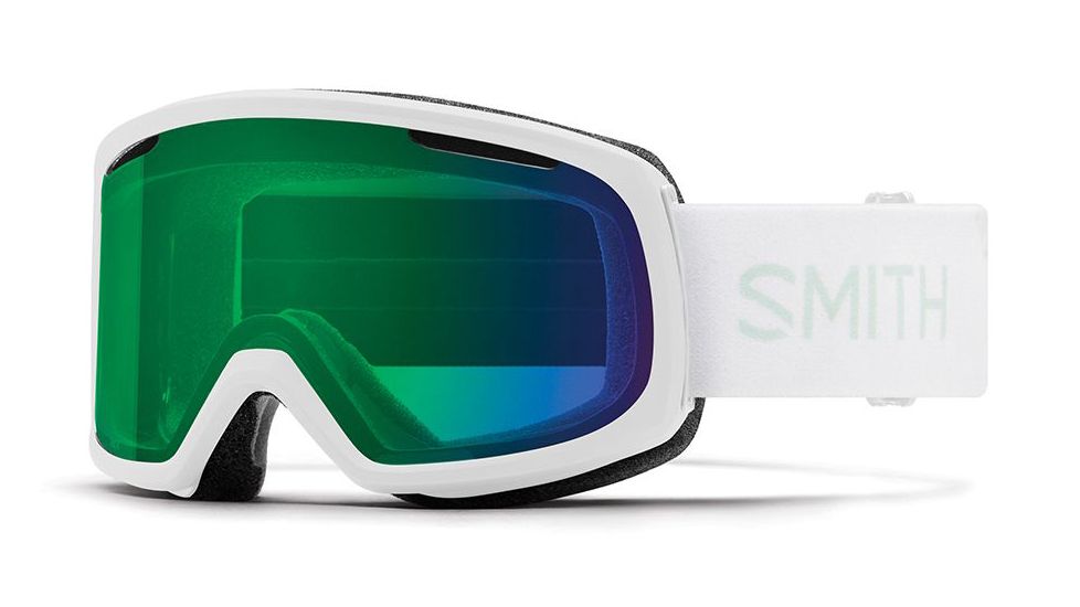 Smith Riot Snow Goggles - Womens, White Stratus, Chromapop Everyday Green Mirror Lens, RO2CPGWHS19