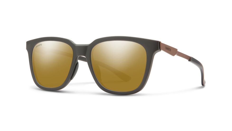 Smith Roam Sunglasses, Matte Gravy Frame, ChromaPop Polarized Bronze Mirror Lens, 2012644VF53QE