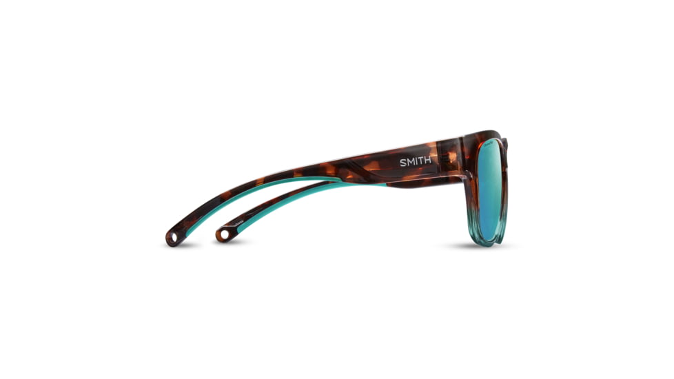 Smith Rockaway Sunglasses, Opal Fade Frame, ChromaPop Polarized Opal Mirror Lens, 204316LJT52QG