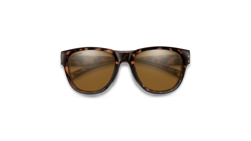 Smith Rockaway Sunglasses, Tortoise Frame, ChromaPop Glass Polarized Brown Lens, 20431608652L5