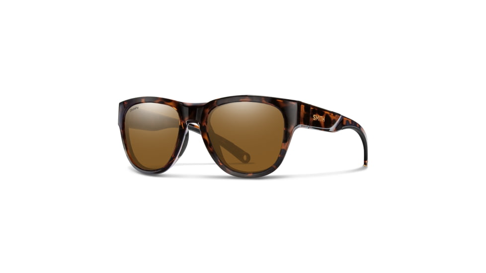 Smith Rockaway Sunglasses, Tortoise Frame, ChromaPop Glass Polarized Brown Lens, 20431608652L5