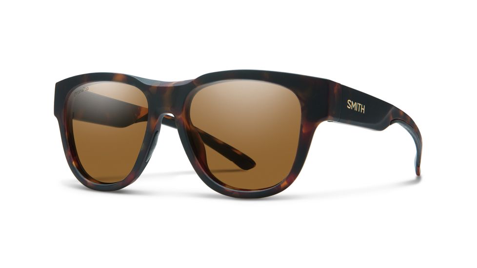 Smith Rounder Chromapop Polarized Sunglasses -Men's, Matte Tortoise RNCPBRMT