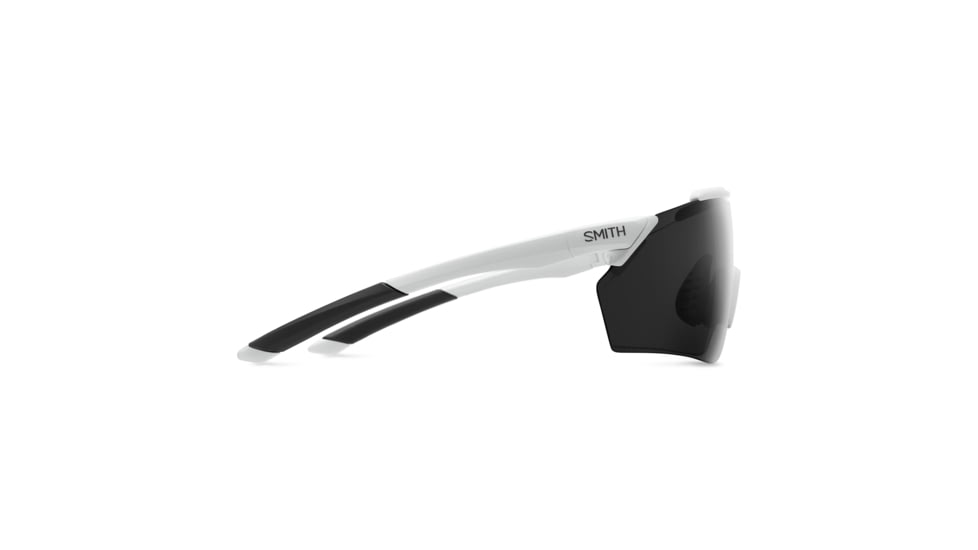 Smith Ruckus PivLock Sunglasses, Matte White Frame, ChromaPop Black Lens, 2015226HT991C