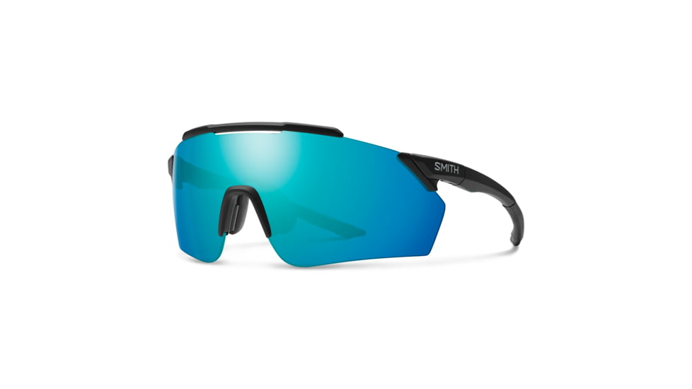 Smith Ruckus PivLock Sunglasses, Matte Black Frame, ChromaPop Opal Mirror Lens, 20152200399G0