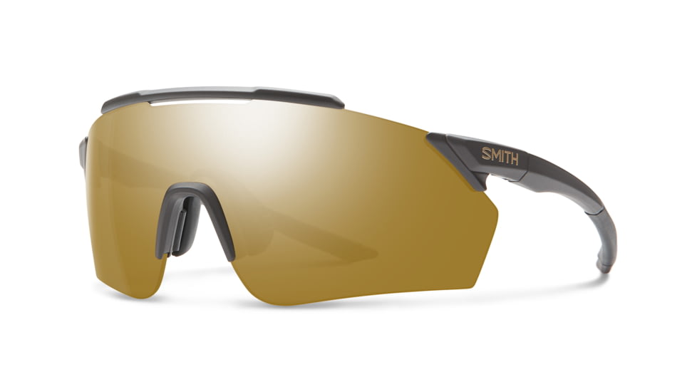 Smith Ruckus Sunglasses, Matte Gravy Frame, Chromapop Bronze Mirror Lens, 201522FRE990K