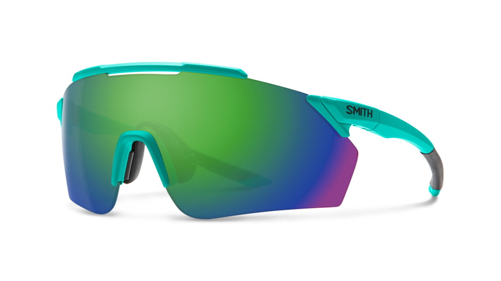 Smith Ruckus Sunglasses, Matte Jade Frame, Chromapop Green Mirror Lens, 201522DLD99X8