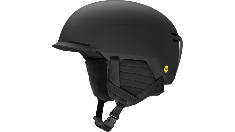 Smith Scout MIPS Round Contour Fit Helmet, Matte Black, Medium, E005409MB5963