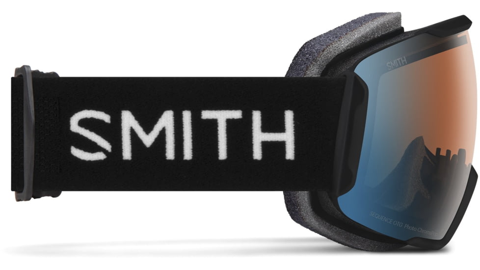 Smith Sequence OTG Goggle, OTG Series, Black, ChromaPop Pro Photochromic Blue Mirror Lens, M007682QJ994L