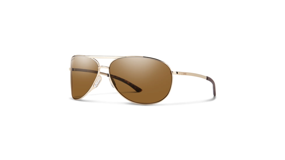 Smith Serpico 2 Sunglasses, Gold Frame, Polarized Brown Lens, 200284J5G65SP
