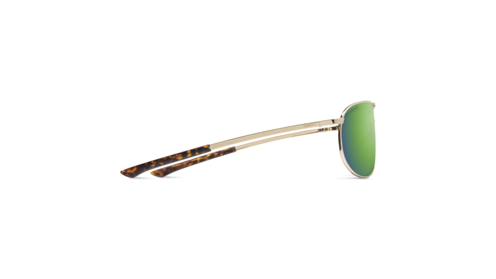 Smith Serpico Slim 2 Sunglasses, Gold Frame, ChromaPop Polarized Green Mirror Lens, 200285J5G60UI