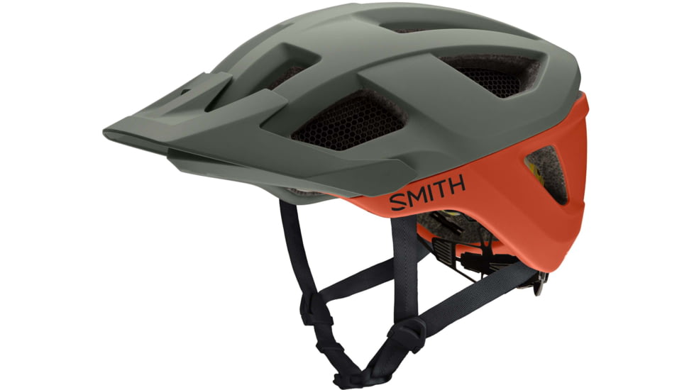 Smith Session MIPS Bike Helmet, Matte Sage/Red Rock, Large, E0073104W5962