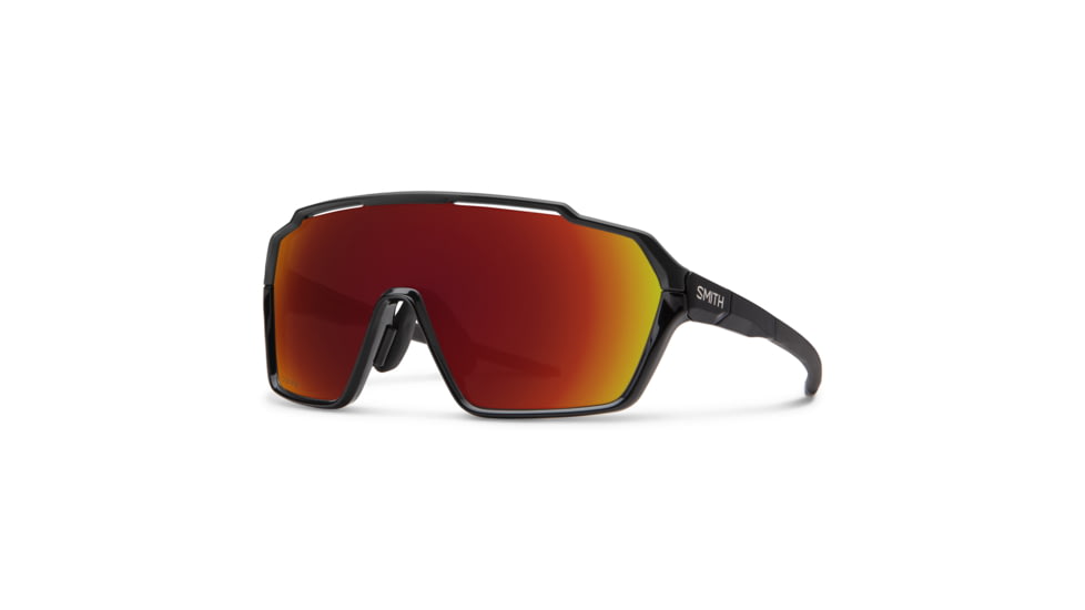 Smith Shift MAG Sunglasses, Black Frame, ChromaPop Red Mirror Lens, 204056SUB99X6
