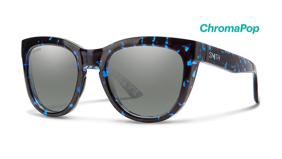Smith Sidney Sunglasses, Imperial Tortoise Frame, ChromaPop Polarized Platinum Lens, Imperial Tortoise 227898JBW52OP