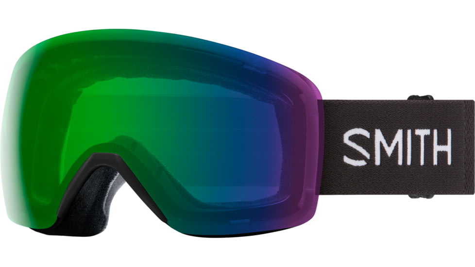 Smith Skyline Googles, ChromaPop Everyday Green Mirror, Black, M006812QJ99XP