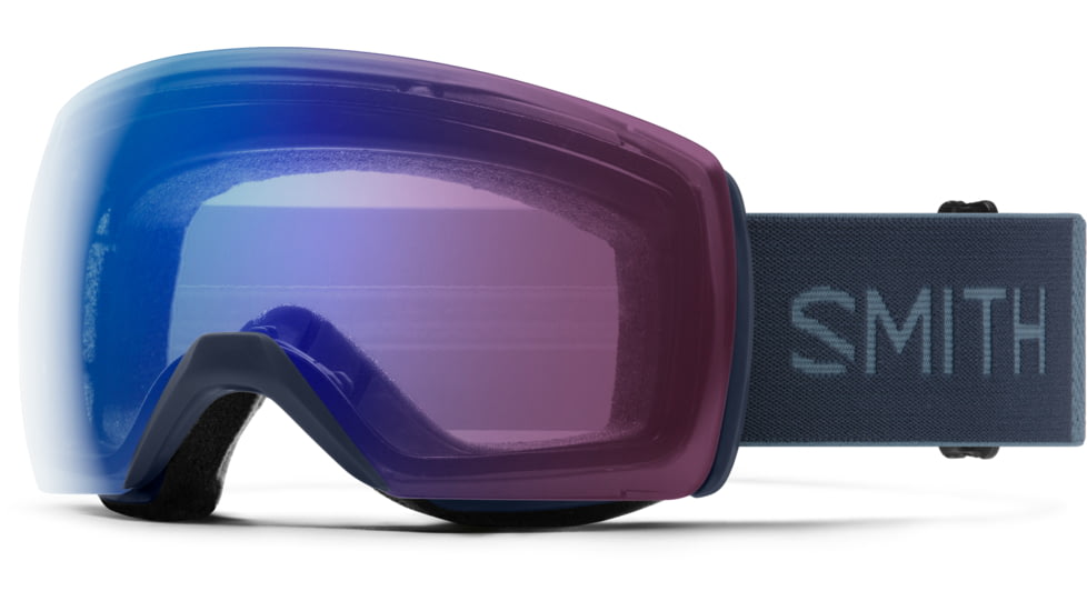 Smith Skyline XL Goggle, ChromaPop Photochromic Rose Flash, French Navy, M007152R7994G