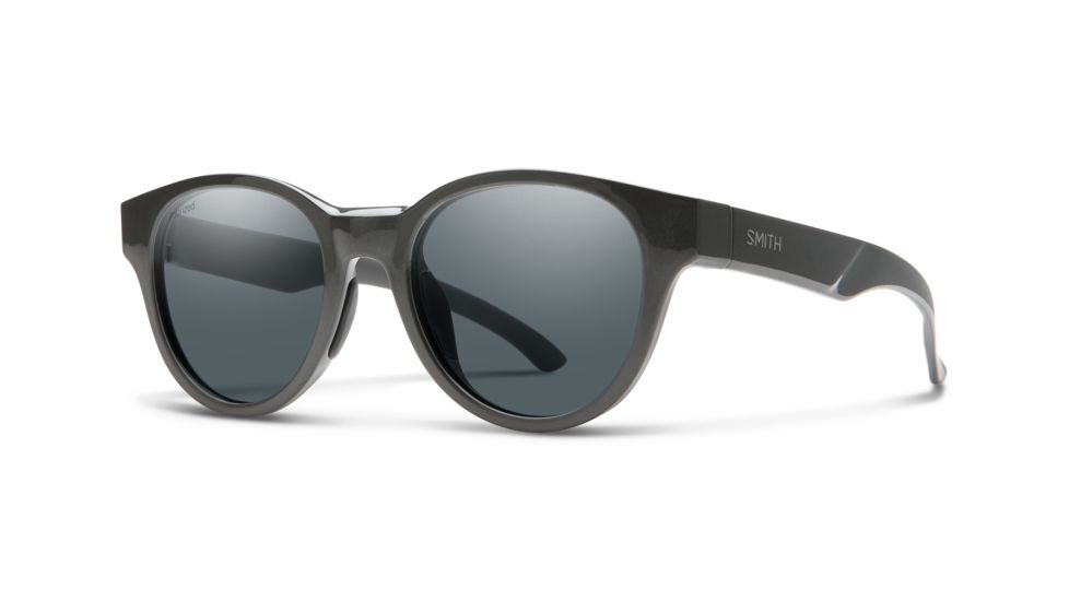 Smith Snare Sunglasses, Charcoal Frame, Gray Lens, 201045KB751M9