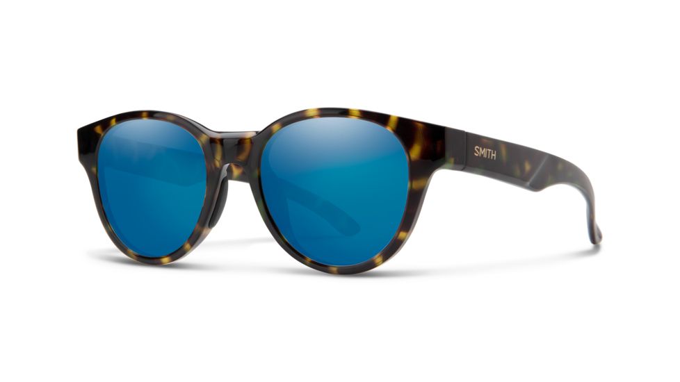 Smith Snare Sunglasses, Vintage Tort Frame, Blue Mirror Lens, 201045P6551Z0