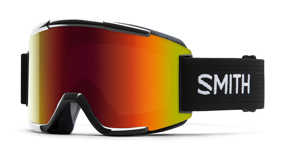 Smith Squad Goggle-Black-Red Sol-X Mirror