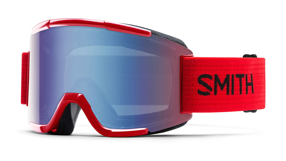 Smith Squad Goggle-Fire-Blue Sensor Mirror