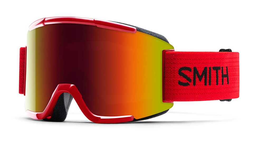 Smith Squad Goggle-Fire-Red Sol-X Mirror
