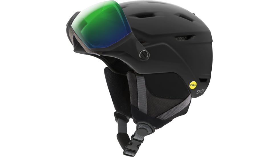 Smith Survey MIPS Helmet, Matte Black/ChromaPop Everyday Green Mirror, Large, E005300AJ5963